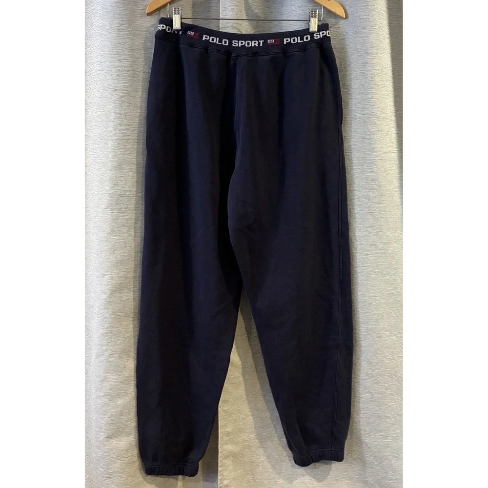 VINTAGE Ralph Lauren Polo Sport‎ Sweatpants Mens Medium BLUE